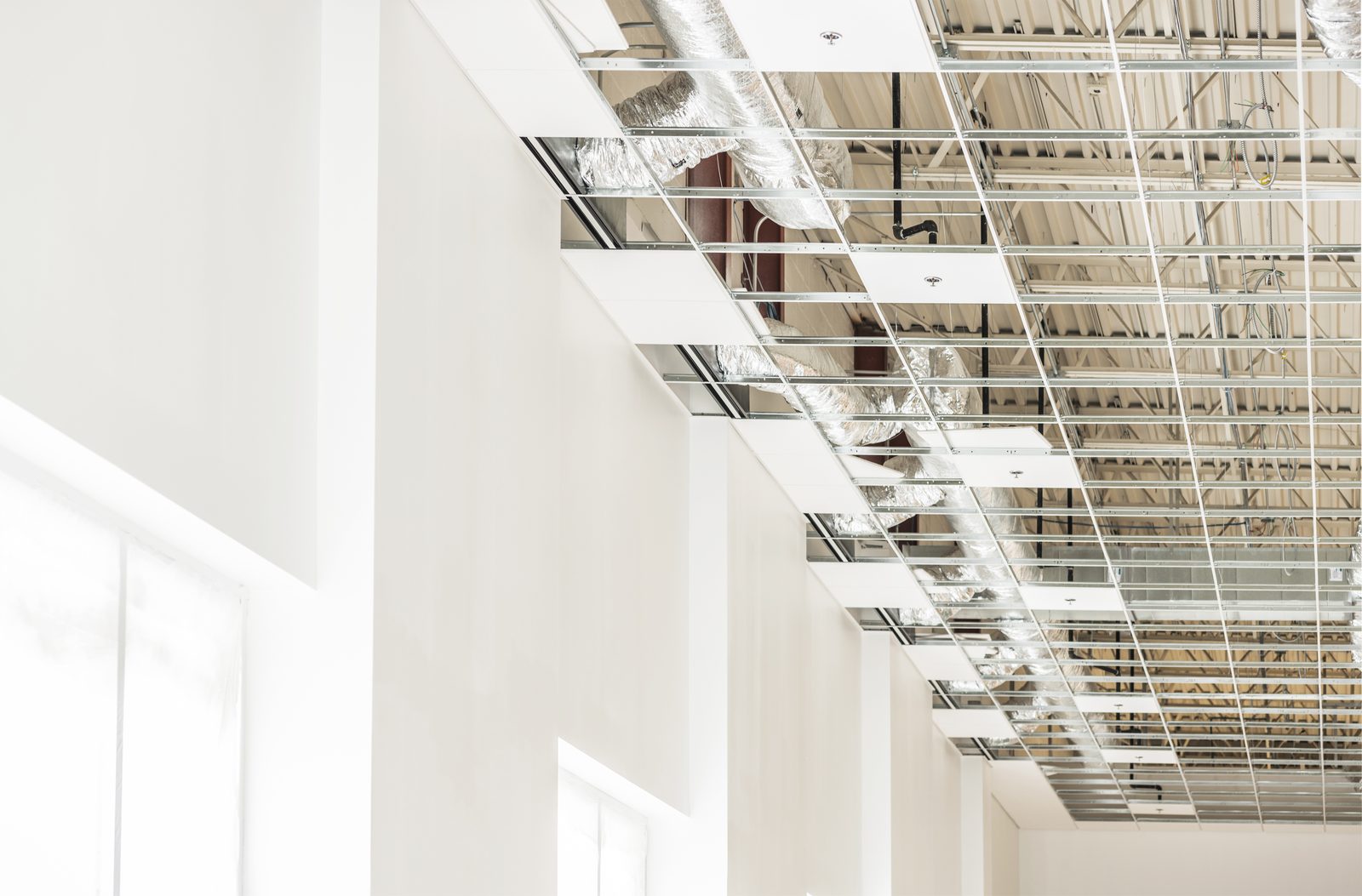 Ceja Contractors commercial framing and drywall project